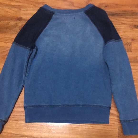 7 for all mankind boys denim look sweater size small (8) - Picture 2 of 3